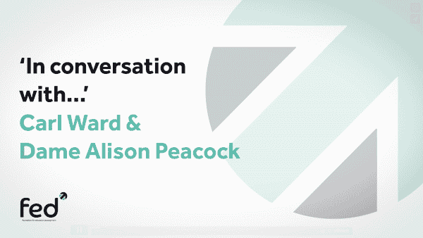 Alison Peacock 'In Conversation With' Carl Ward